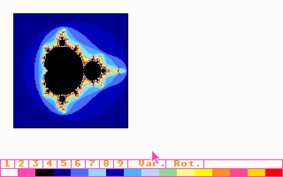 Fraktal atari screenshot